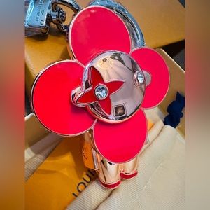 LV metal bag charm/Key Chain.